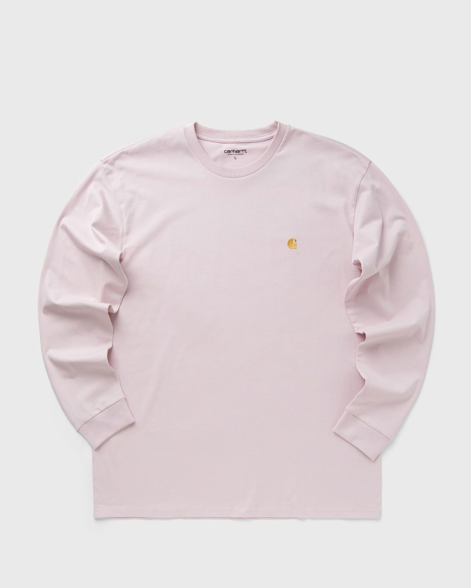 Тениска Carhartt WIP Long Sleeve Chase T-Shirt Розово | I026392-2VA.XX, 0