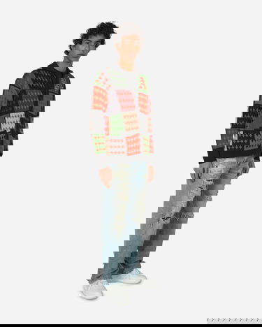 Пуловер Awake NY Stadium Zip Sweater Червено | AWK-FW23-KN001  MULTI, 4