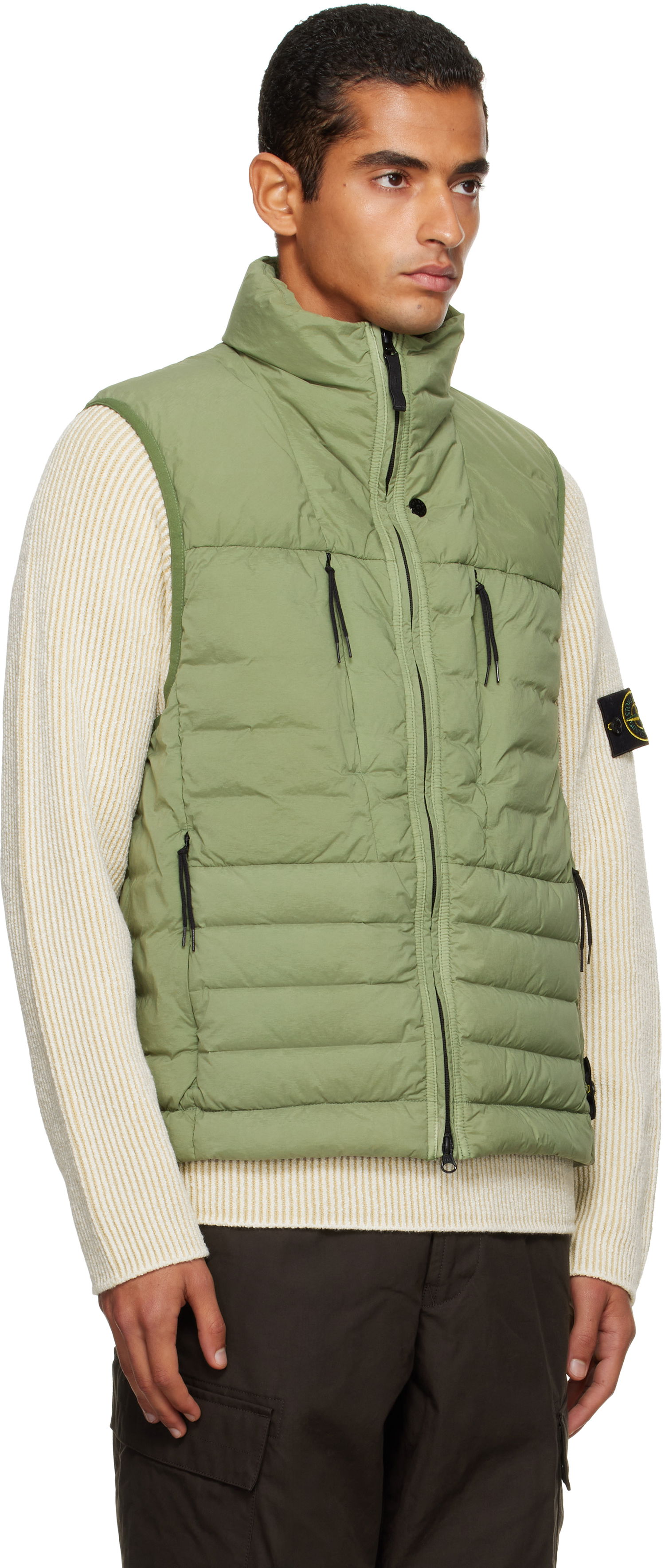 Жилетка Stone Island Stone Island Seamless Tunnel Nylon Down-TC Vest Зелено | K2S15 G100004 S0183, 1
