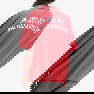 Риза AMIRI AMIRI Hollywood Bowling Shirt, Size Large Червено | AMSTCA1154-VarsityRed, 3