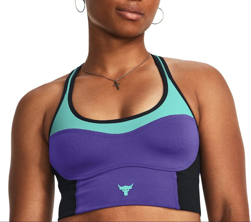 Сутиен Under Armour Project Rock Lets Go Infinity Color Blocked Sports Bra Многоцветен | 1380191-523