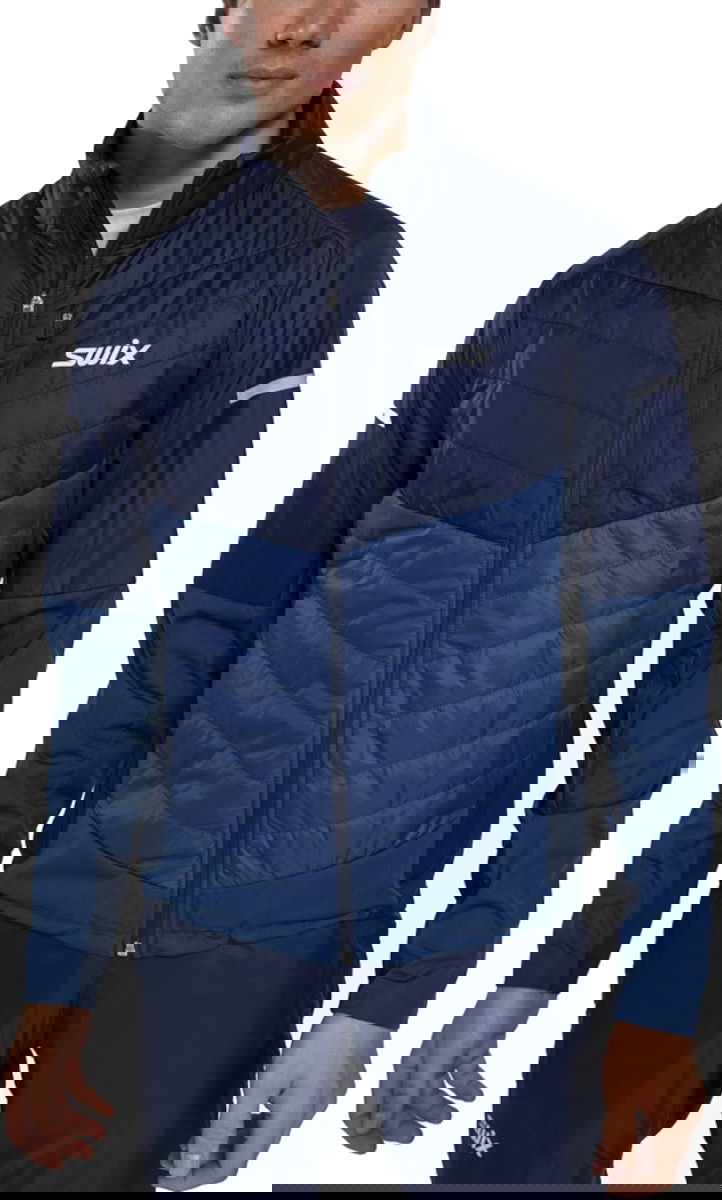 Пухо яке SWIX Swix Dynamic Hybrid Insulated Jacket Синьо | 10081-23-75404