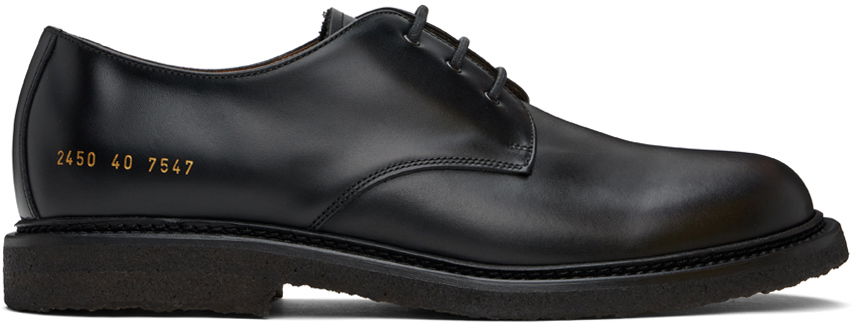 Облекло Common Projects Common Projects Officer's Derbys Черно | ARTICLE 2450, 0
