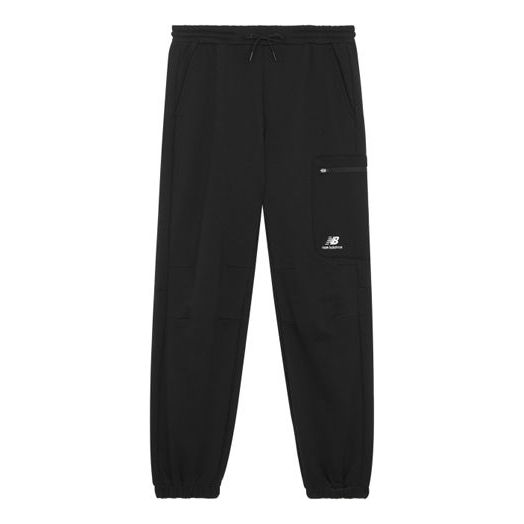 Спортни панталони New Balance Fleece Joggers With Logo Черно | 6LB42123-BK