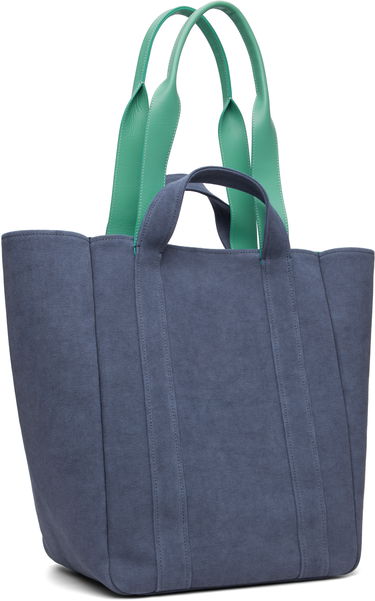 Голяма пазарска чанта JW Anderson Fabric Cabas Tote Синьо | HB0743-FA0467, 2