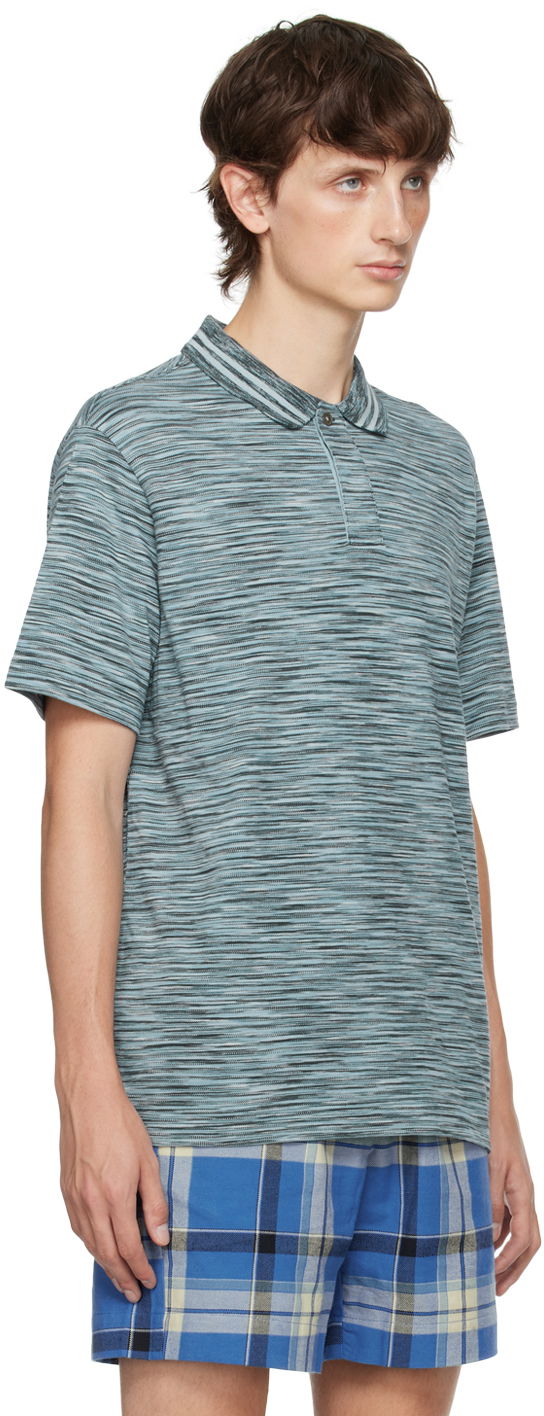 Поло тениска Paul Smith PS Paul Smith Striped Polo Зелено | M2R-348Y-L21843-77, 1