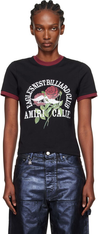 Тениска AMIRI 'Eagle' Ringer T-shirt Черно | AWJYTE1082, 0