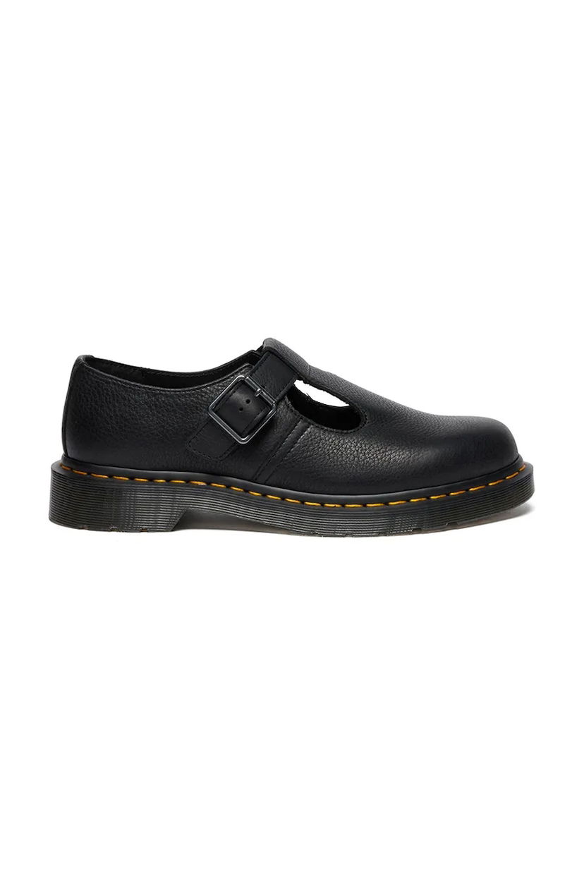 Кецове и обувки Dr. Martens Polley Leather Mary Jane flat-heeled Shoes Черно | DM41408001