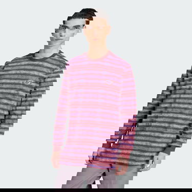 Тениска adidas Originals 90s Long Sleeve Stripe Лилаво | JL6153, 0