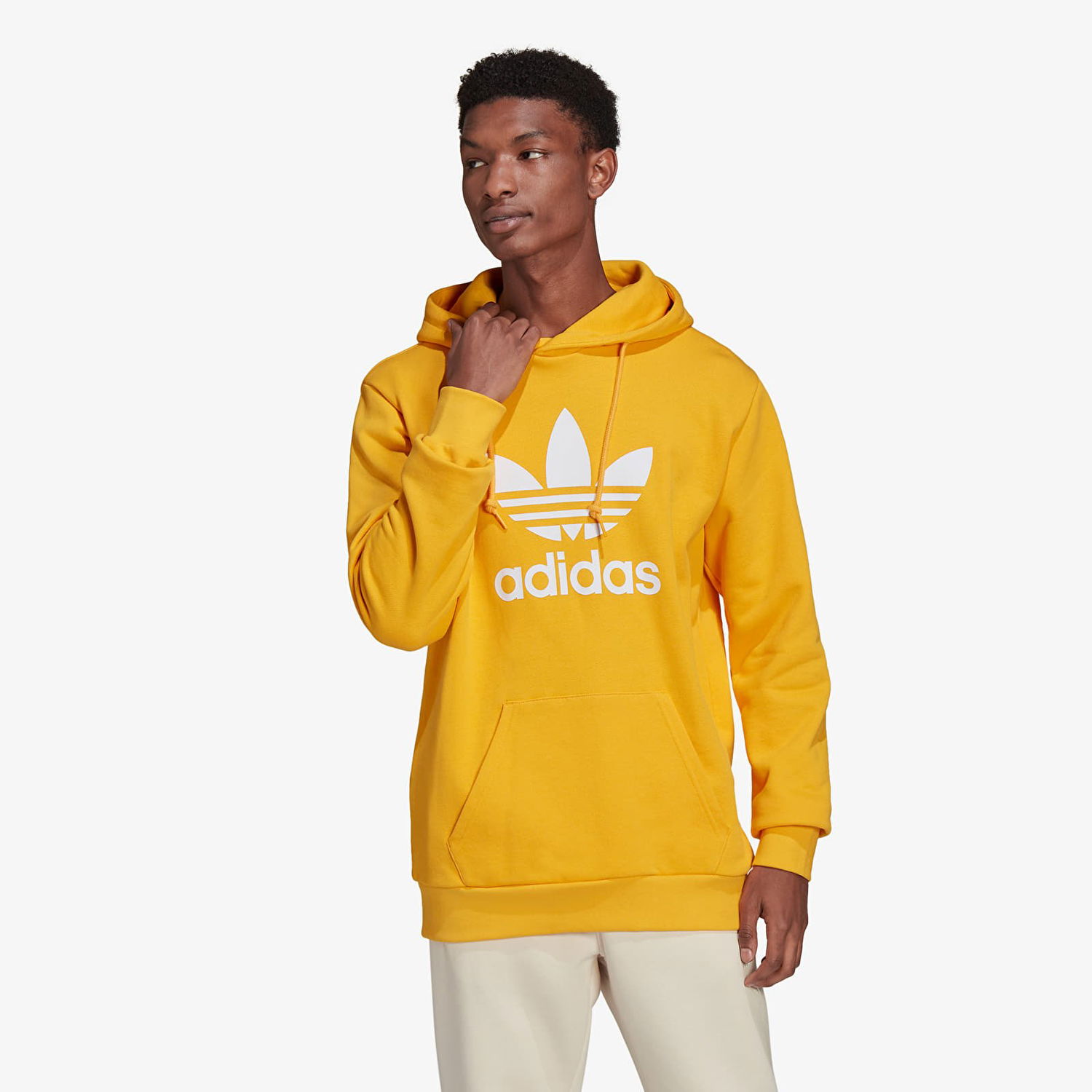 Суитчър adidas Originals Adicolor Essentials Trefoil Жълто | HE9499, 0