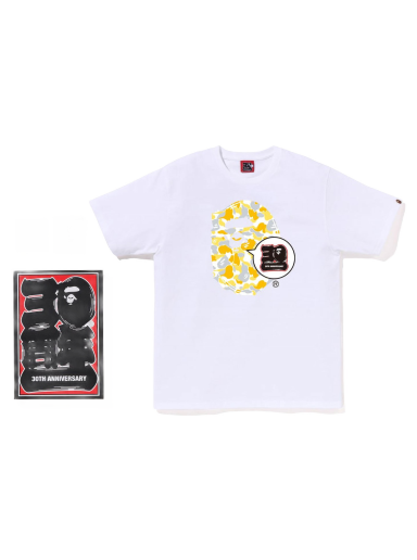 Тениска BAPE Store Matsuyama 30th Anniversary Ape Head Tee Set Бяло | 1J22-110-026