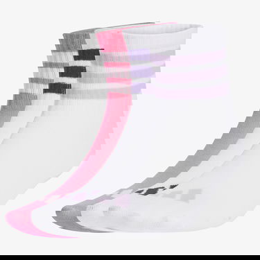 Чорапи adidas Performance Ribbed Quarter Socks - 3 Pairs Розово | JW3413, 1