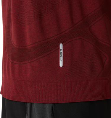 Тениска Asics Road Seamless Short Sleeve T-Shirt Бургунди | 2011d355-200, 2