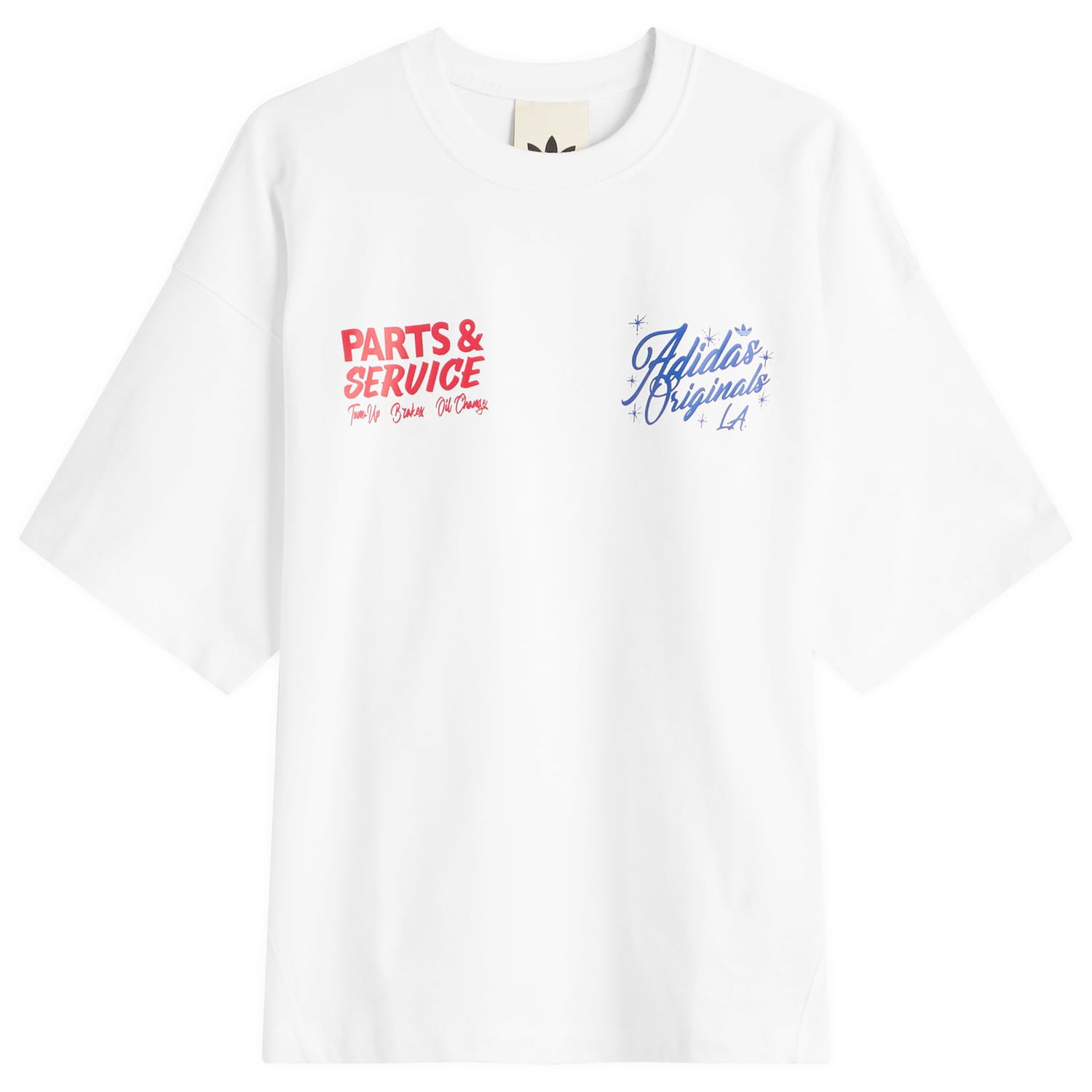 Тениска adidas Originals OG LA Graphic T-Shirt Бяло | JX6176, 0