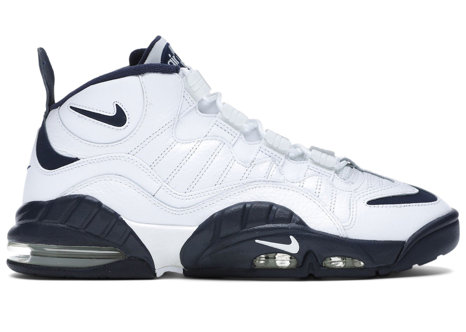 Кецове и обувки Nike Air Max Sensation White Midnight Navy 2015 Бяло | 805897-100, 0