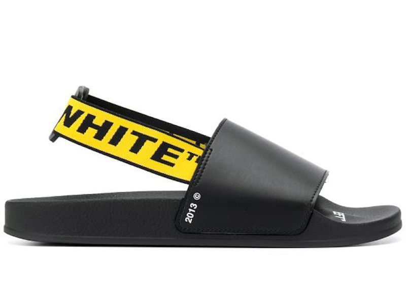 Кецове и обувки Off-White Industrial Strap Sandals Black Черно | OMIA111S19C220381060, 0