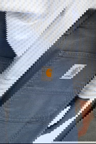 Панталони Carhartt WIP Double Knee Pant Синьо | I034796.2OT4O, 3