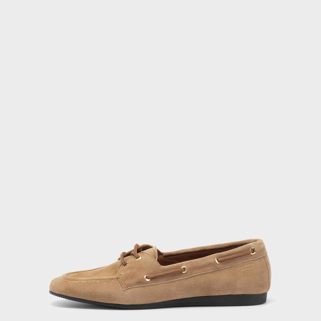 Hillary Suede Boat Shoes
