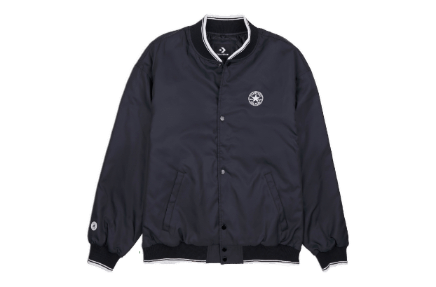 Яке бомбър Converse Logo Baseball Jacket Черно | 10025987-A01, 0