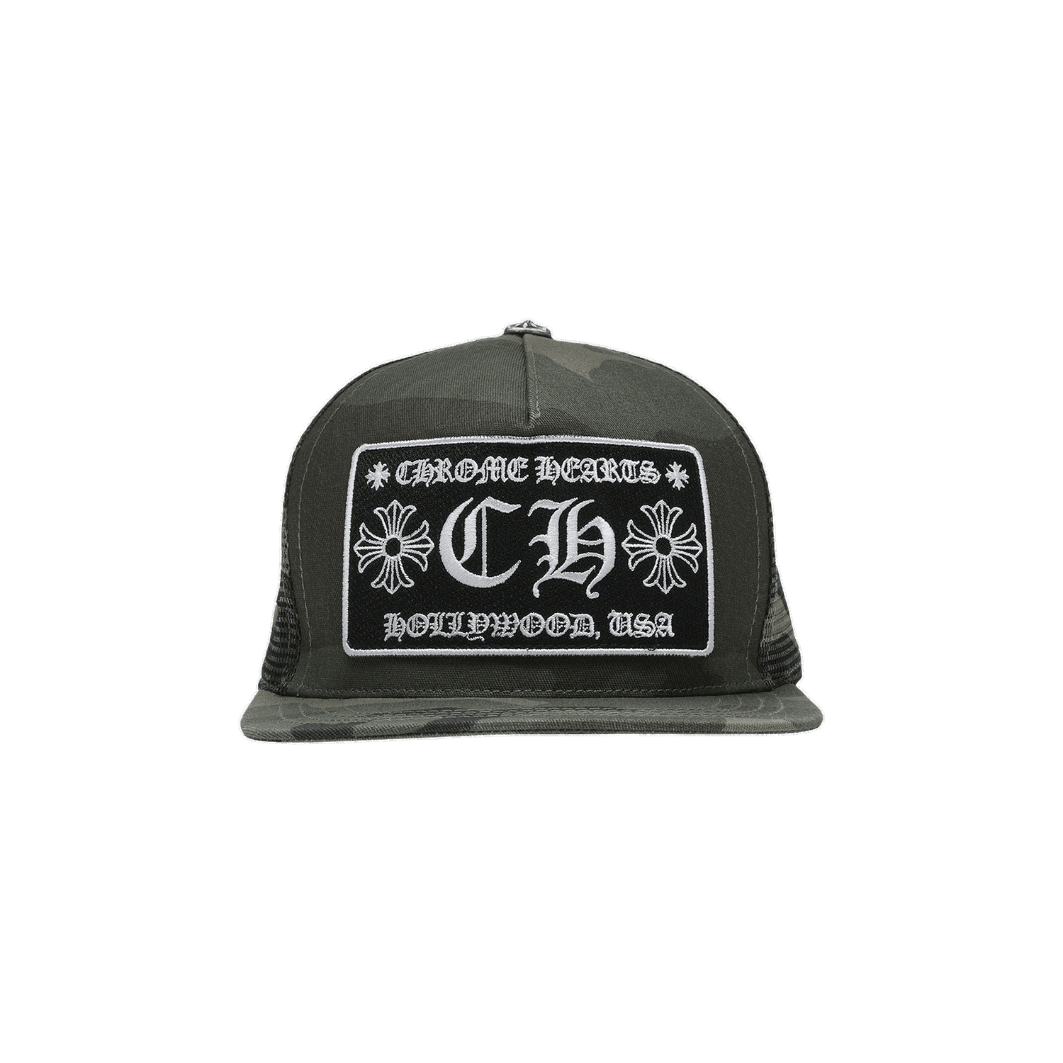 Шапка с козирка Chrome Hearts Hollywood Trucker Hat Зелено | 1383 100000701HTH GNCM, 0