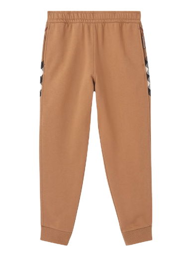 Check Panel Jogging Pants