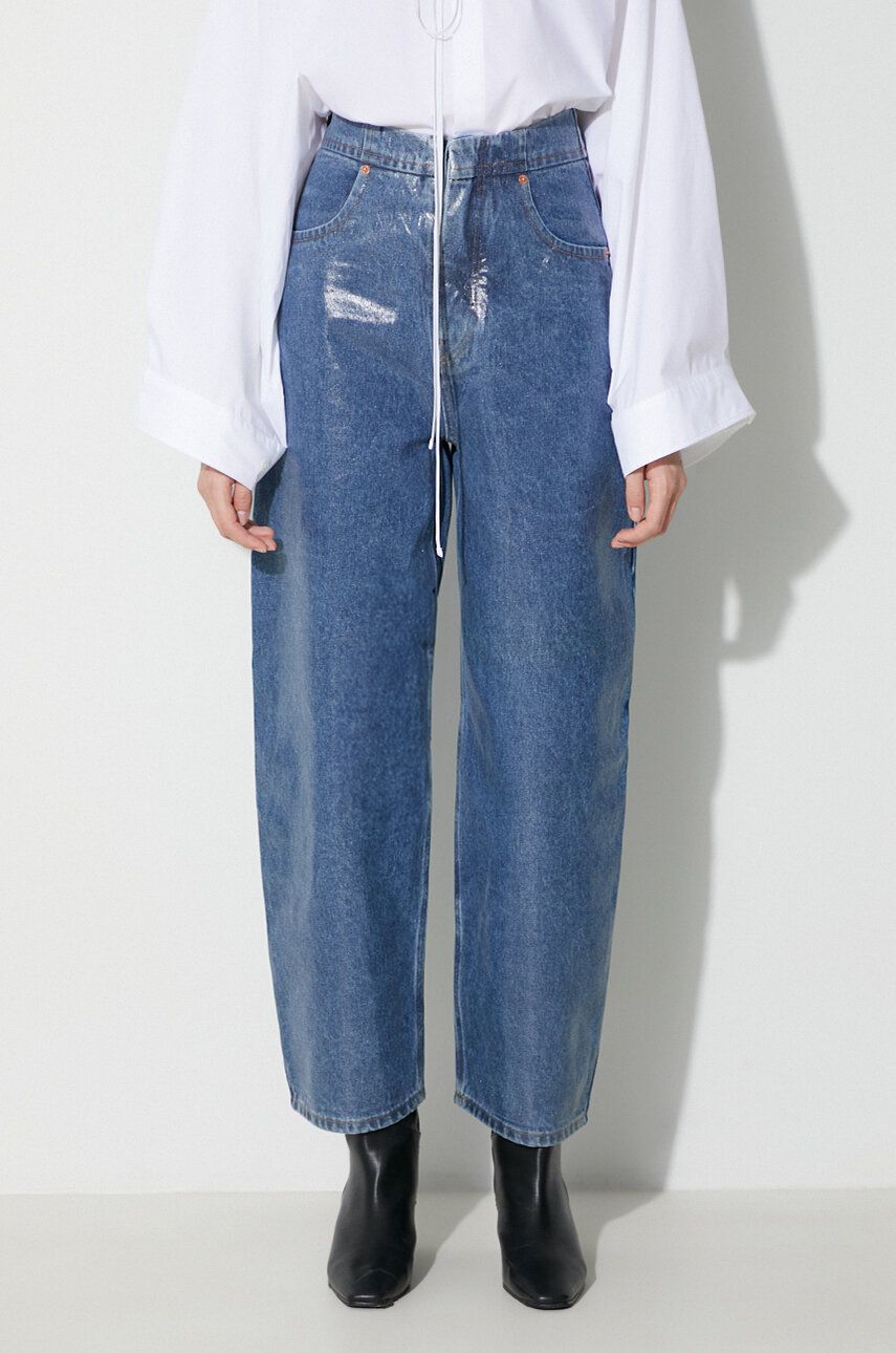 Дънки Maison Margiela High Waist 5 Pockets Pants Синьо | S62LB0155, 0