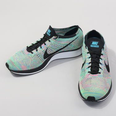 Кецове и обувки Nike Flyknit Racer Зелено | 526628-304, 2