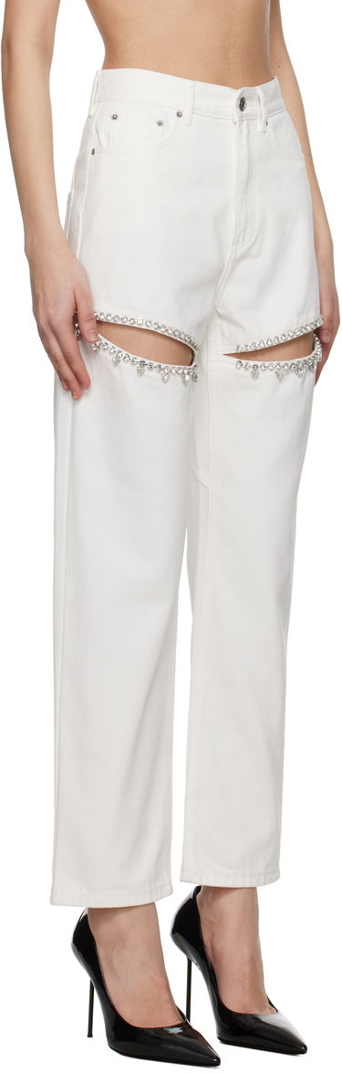 Дънки Area AREA Crystal Slit Jeans Бяло | 0000P01335, 1
