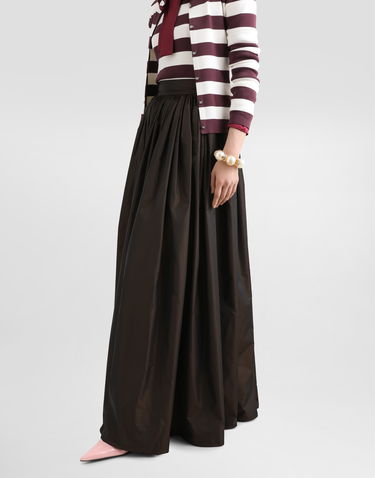 Пола Dolce & Gabbana Long Circle Taffeta Skirt Кафяво | F4C2UTHUMJDS8152, 3