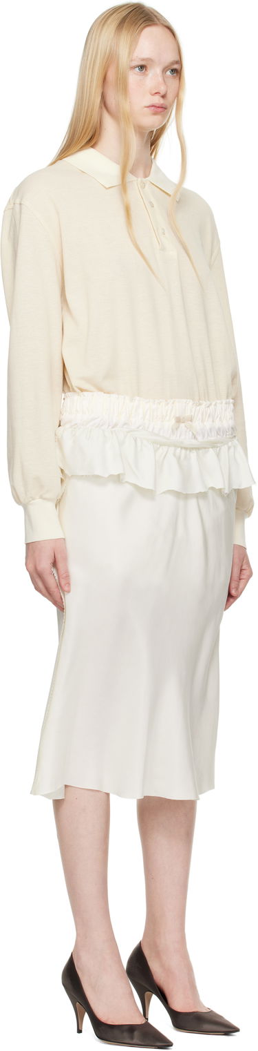 Пола Maison Margiela Maison Margiela Paneled Midi Dress Бяло | S51DD0037 MTJ030, 1