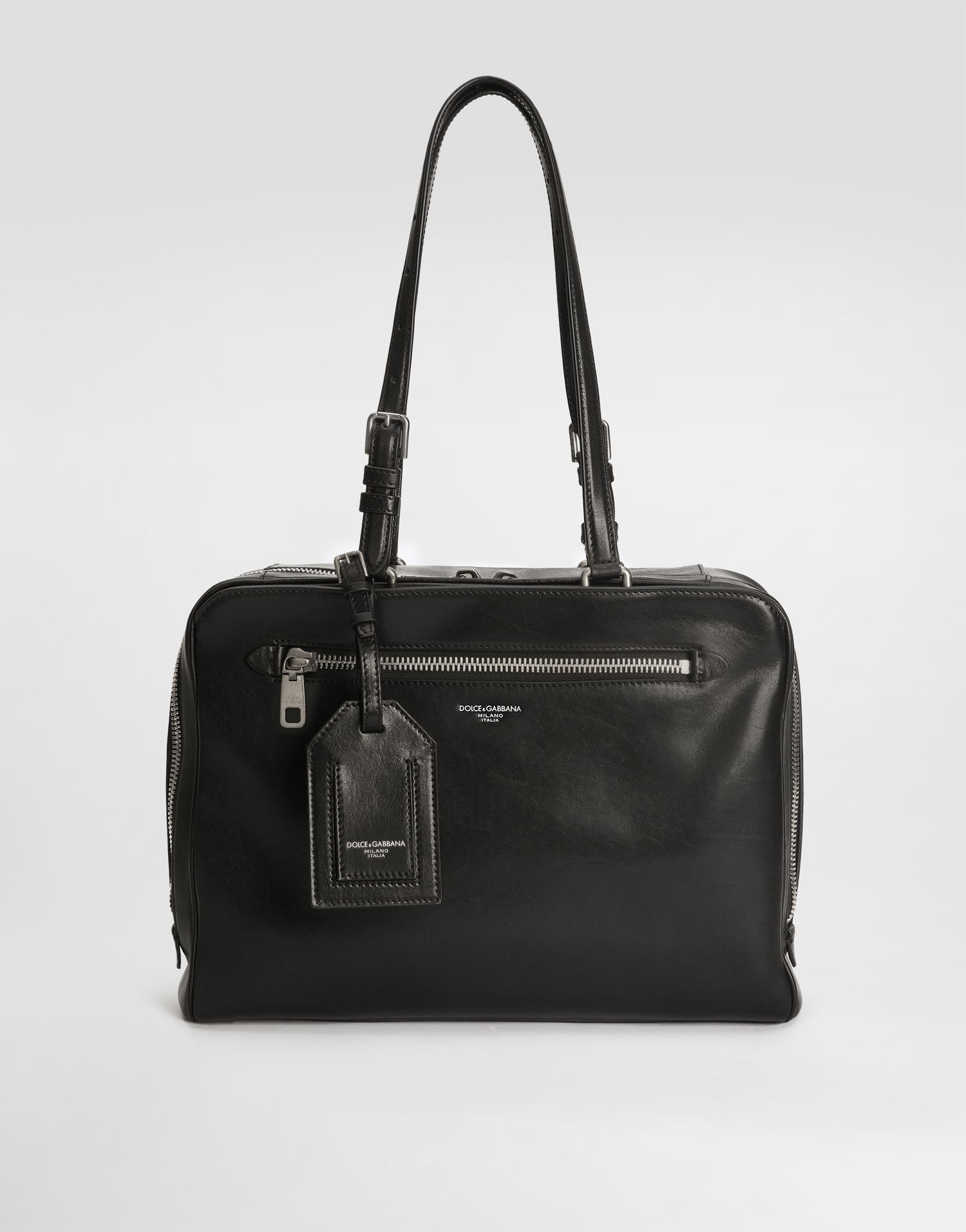 Чанта за пътуване Dolce & Gabbana Dolce & Gabbana Ellis Calfskin Briefcase Черно | BM2574AH85080999, 1