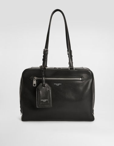 Чанта за пътуване Dolce & Gabbana Dolce & Gabbana Ellis Calfskin Briefcase Черно | BM2574AH85080999, 1