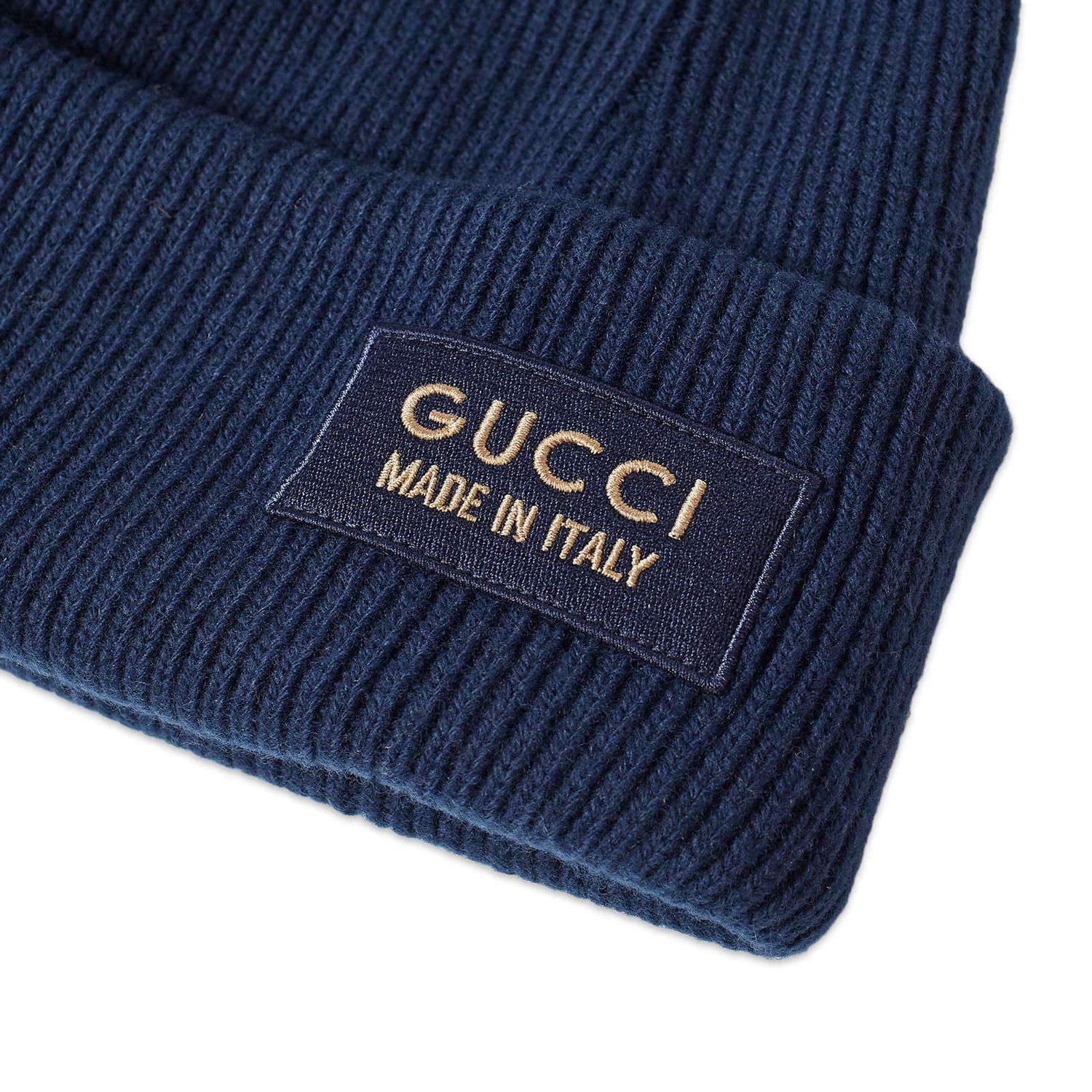 Шапка Gucci Patch Beanie Тъмно синьо | 772562-4G200-4100, 1