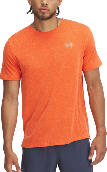 Тениска Under Armour Under Armour UA Launch Camo Short Sleeve T-Shirt Оранжево
 | 1386681-847, 0