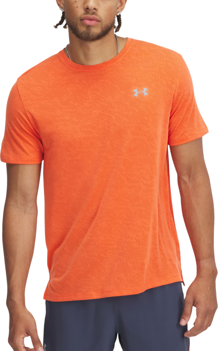 Тениска Under Armour Under Armour UA Launch Camo Short Sleeve T-Shirt Оранжево
 | 1386681-847