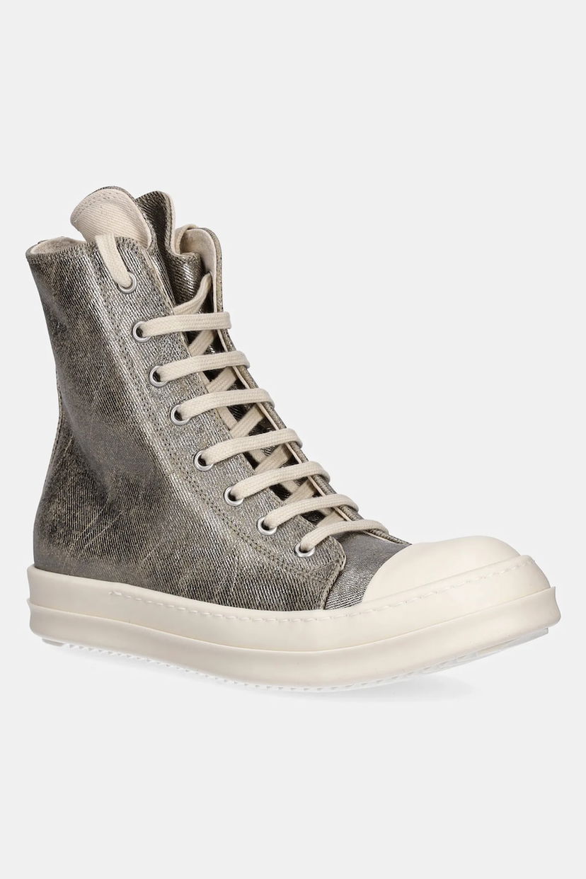 Кецове и обувки Rick Owens Rick Owens DRKSHDW High-Top Металик | DS02E7800.DPF