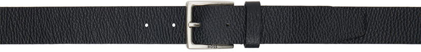 Колани BOSS Grained Italian-Leather Logo Buckle Belt Черно | 50512758