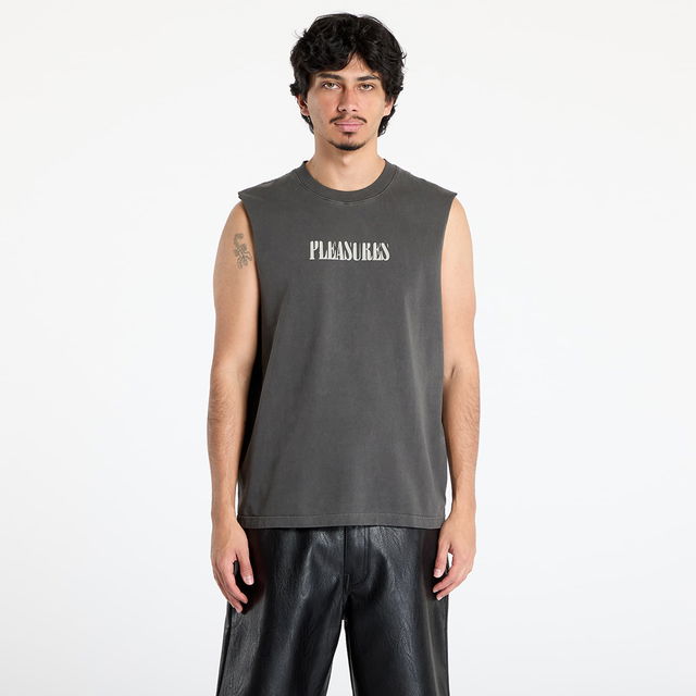 PLEASURES Onyx Sleeveless T-Shirt