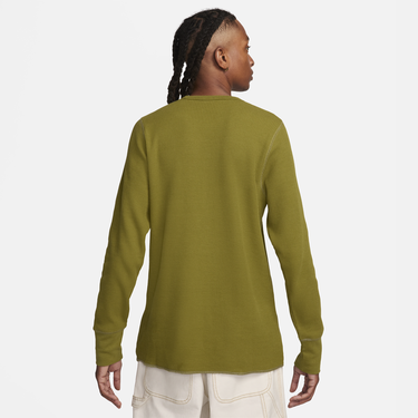 Облекло и аксесоари Nike Life Long-sleeve Heavyweight Waffle Top Зелено | DX0894-307, 3
