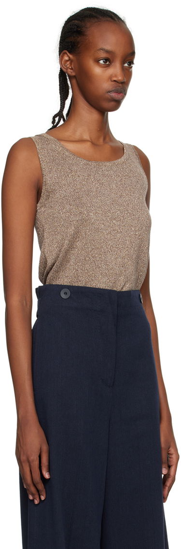 Потник Max Mara Elica Tank Top Кафяво | 2393611232600 MM12134, 1