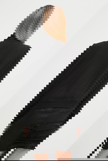 Суитчър Rick Owens Rick Owens DRKSHDW Mountain Zip-Up Hoodie Черно | DS02E7239.RIG, 2