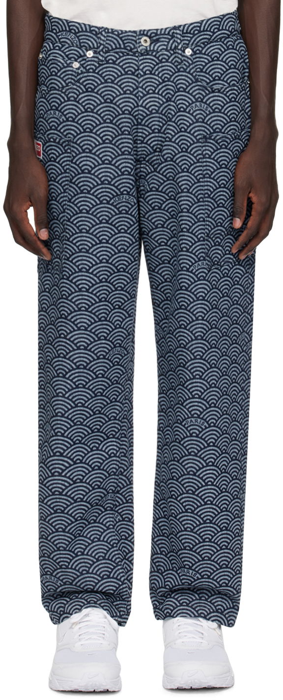 Дънки KENZO Paris Monkey Fit Jeans "Indigo" Тъмно синьо | FE55DP4086K1, 0