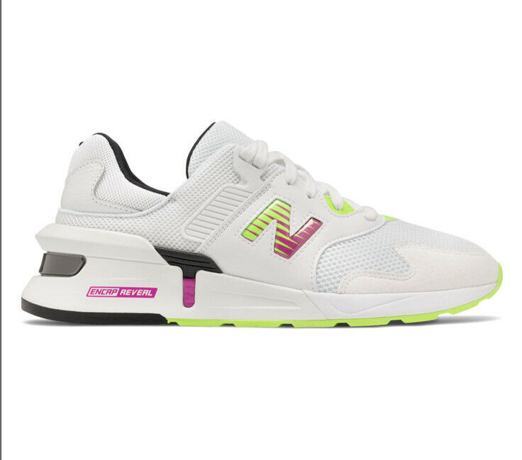 Кецове и обувки New Balance Kawhi x 997S "Berry Lime" Бяло | MS997KL3, 0