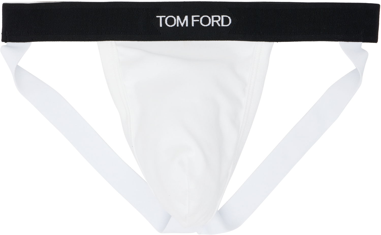Бельо и чорапи Tom Ford TOM FORD Cotton Jock Strap Бяло | T4LC61040, 0