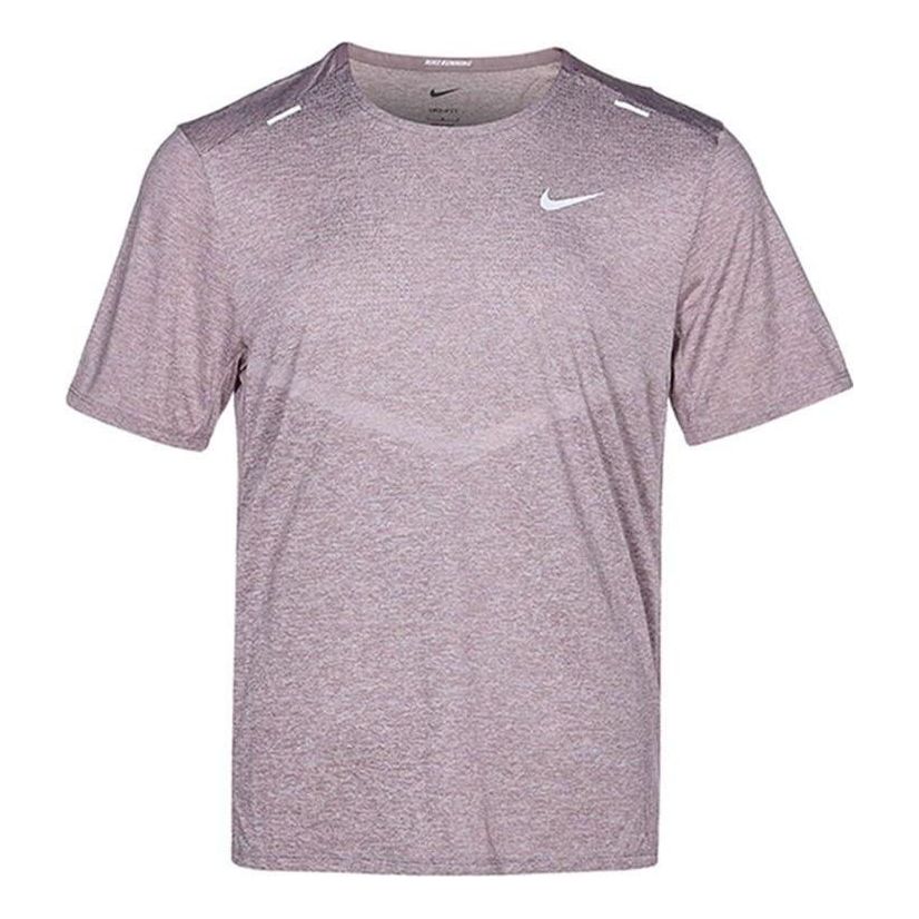 Тениска Nike Rise 365 Short Sleeve Running T-Shirt Лилаво | CZ9185-235, 0