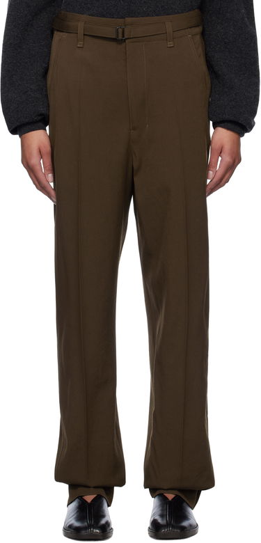 Панталони LEMAIRE Lemaire Belted Soft Tailored Trousers Кафяво | PA1155 LF1317, 0