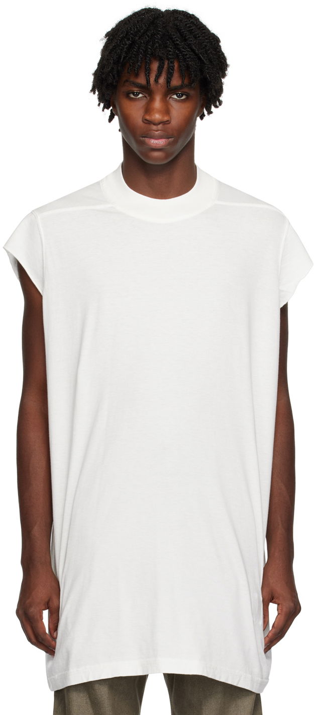 Тениска Rick Owens DRKSHDW Jumbo T-Shirt Бяло | DU02C5170 RN, 0
