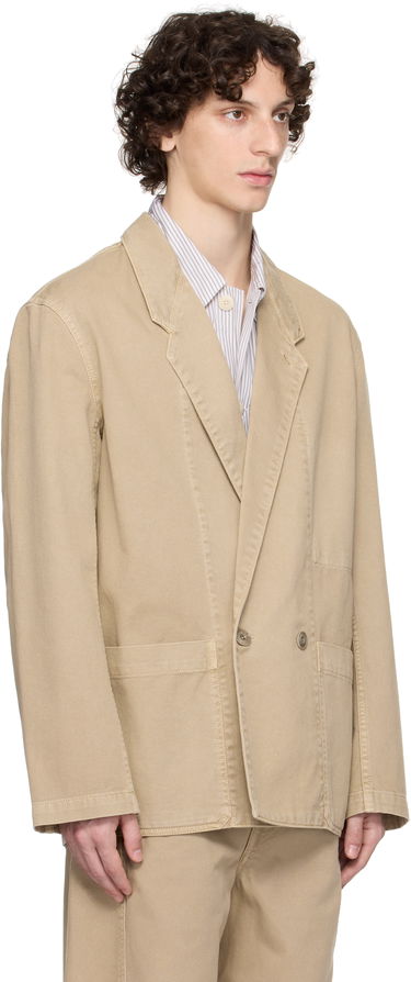 Яке LEMAIRE Lemaire Workwear Blazer Бежово | JA1062 LD1043, 4