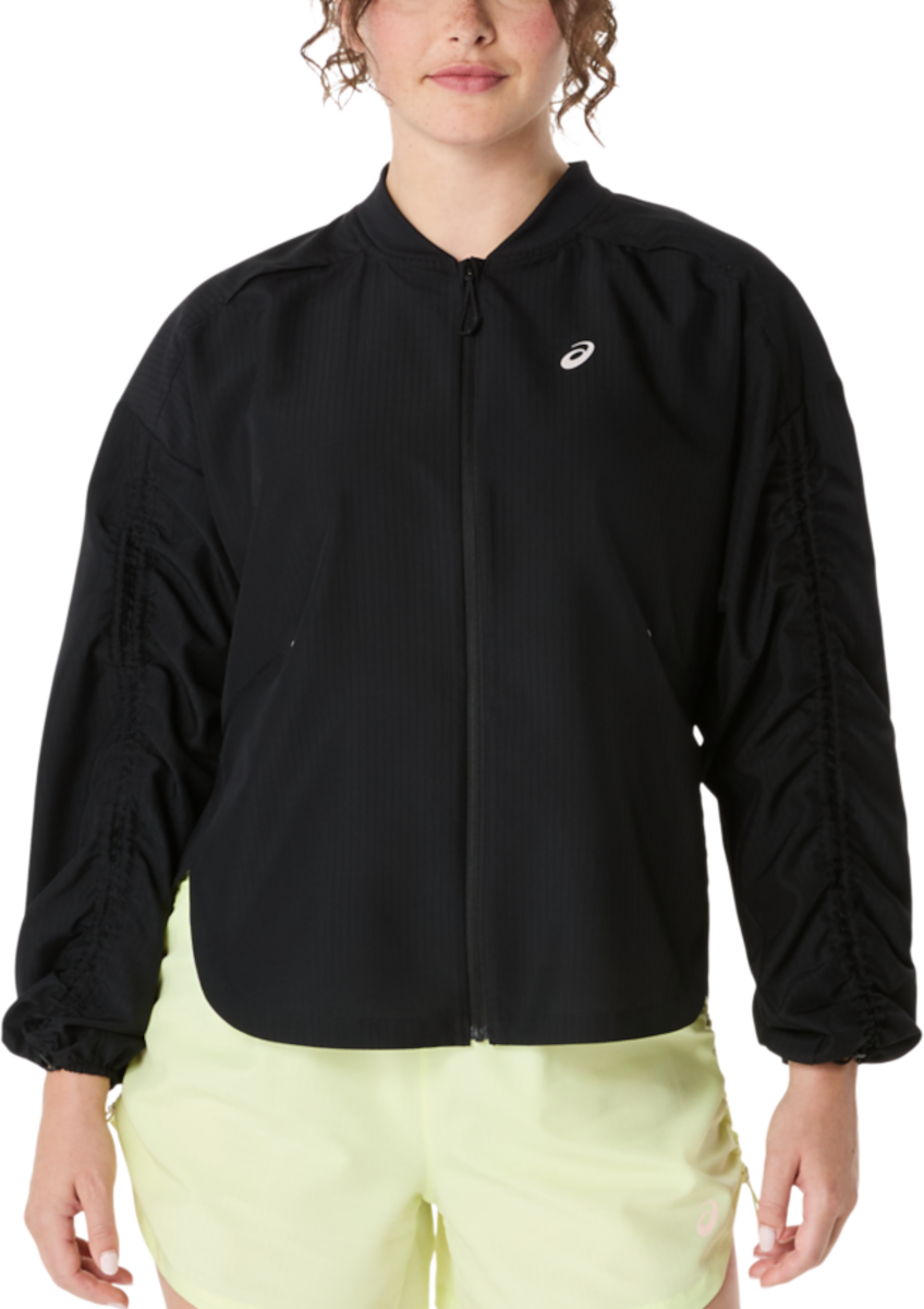 Яке бомбър Asics Nagino Run Adjustable Jacket Черно | 2012d138-002, 0