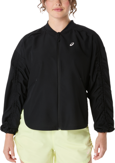 Яке бомбър Asics Nagino Run Adjustable Jacket Черно | 2012d138-002, 0